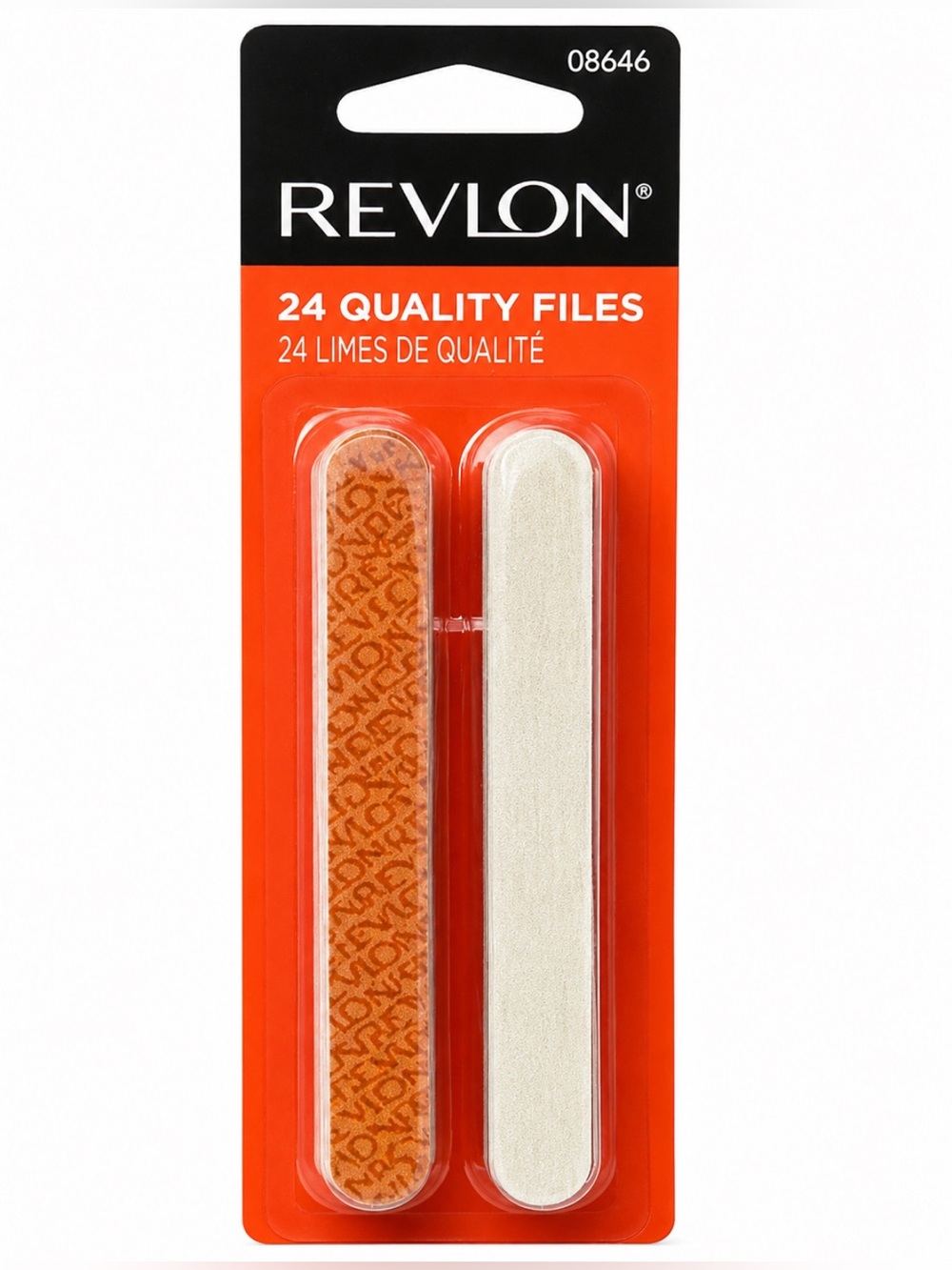 Revlon Orange & Cream 24 Quality Nail Files New